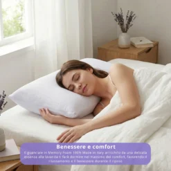 Cuscino guanciale profumato Lavanda memory