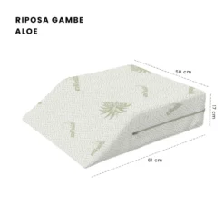 Cuscino posturale per gambe con Aloe Datex