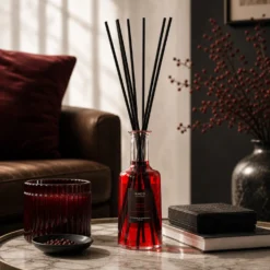 Diffusore ambiente con bastoncini 250 ml Rosso rubino
