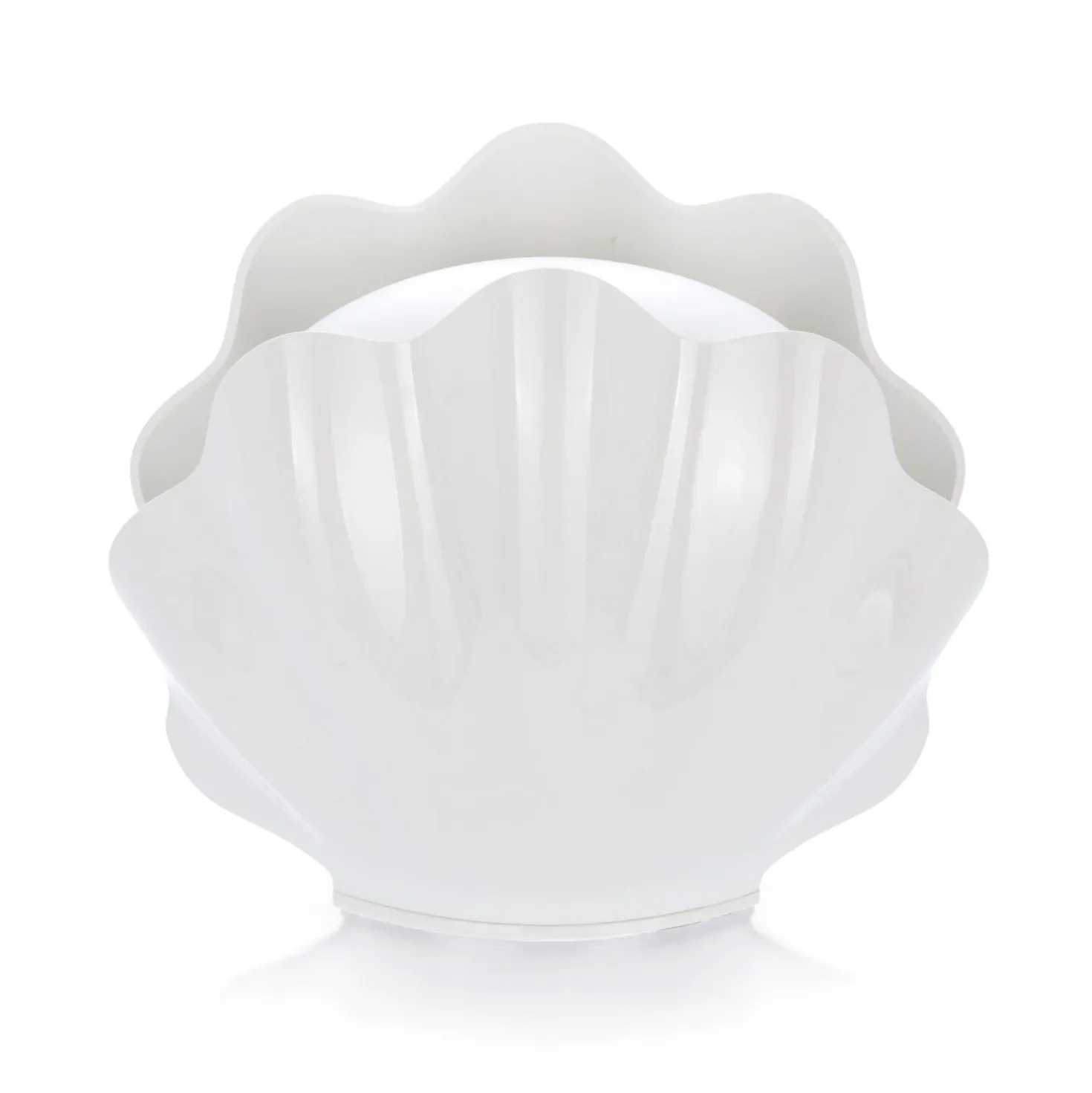 Diffusore conchiglia con cromoterapia bianco