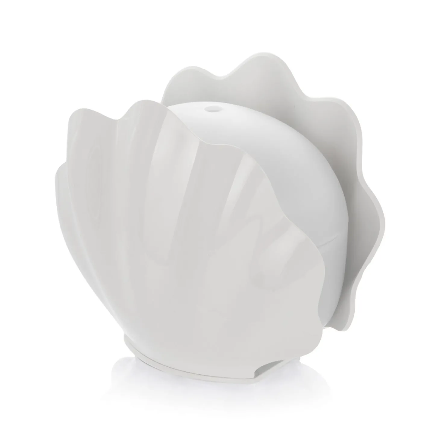 Diffusore conchiglia con cromoterapia bianco