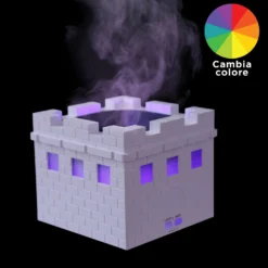 Diffusore elettrico Castello con cromoterapia