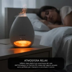 Diffusore elettrico fiamma 200 ml sale Himalaya