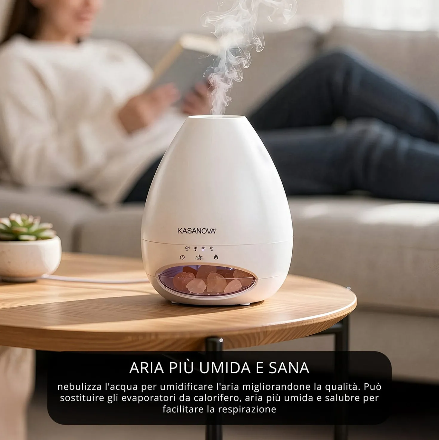 Diffusore elettrico fiamma 200 ml sale Himalaya