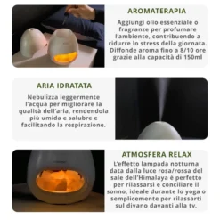 Diffusore elettrico 150 ml sale Himalaya