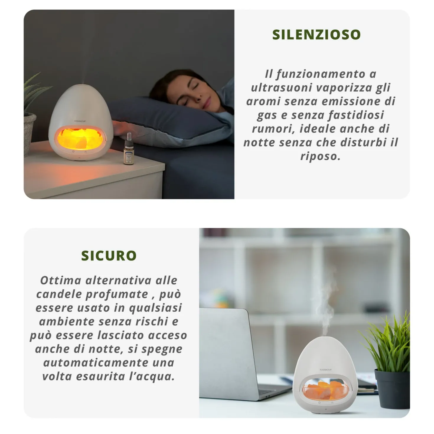 Diffusore elettrico 150 ml sale Himalaya