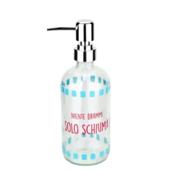 Dispenser sapone vetro 500 ml Schiuma Color Bloom