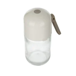 Dosatore sale in vetro 180 ml beige