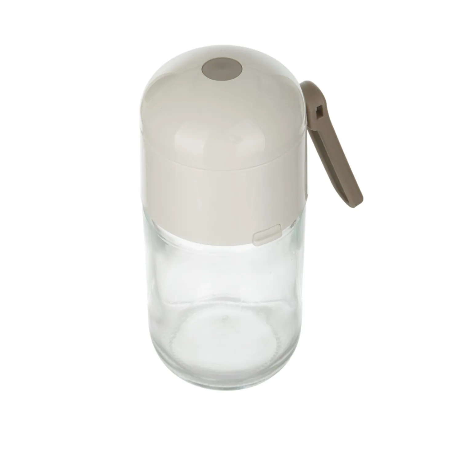 Dosatore sale in vetro 180 ml beige