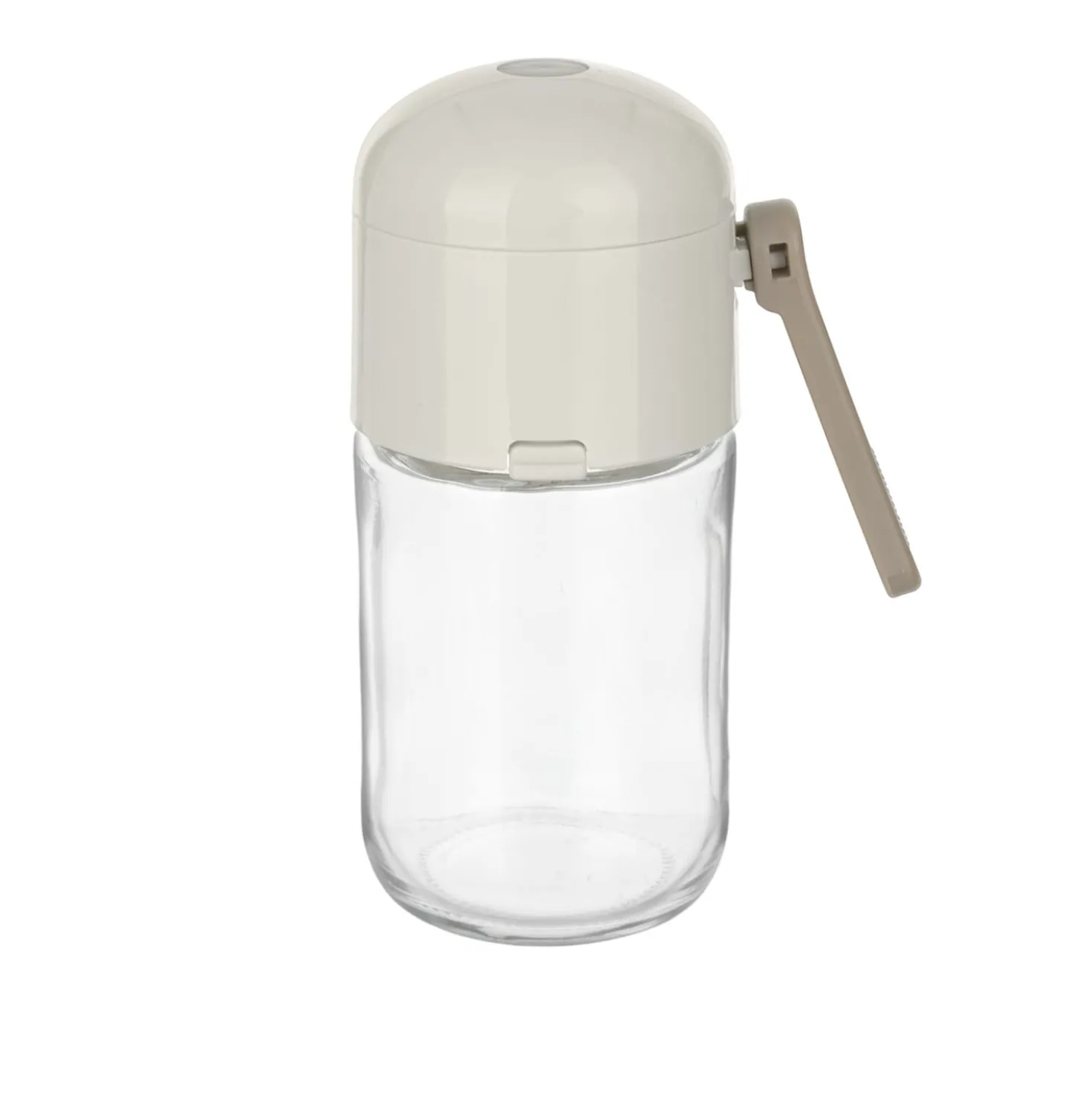 Dosatore sale in vetro 180 ml beige