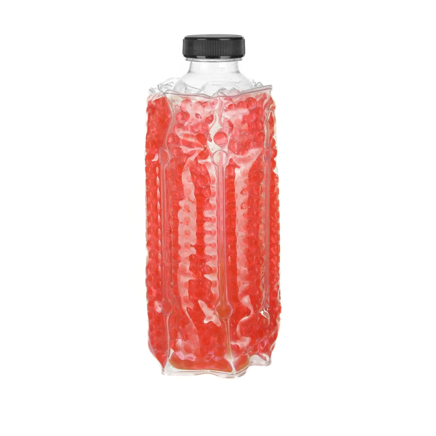 Fascia refrigerante in gel per bottiglia rosso
