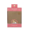 Federa in raso marrone 50x80 cm