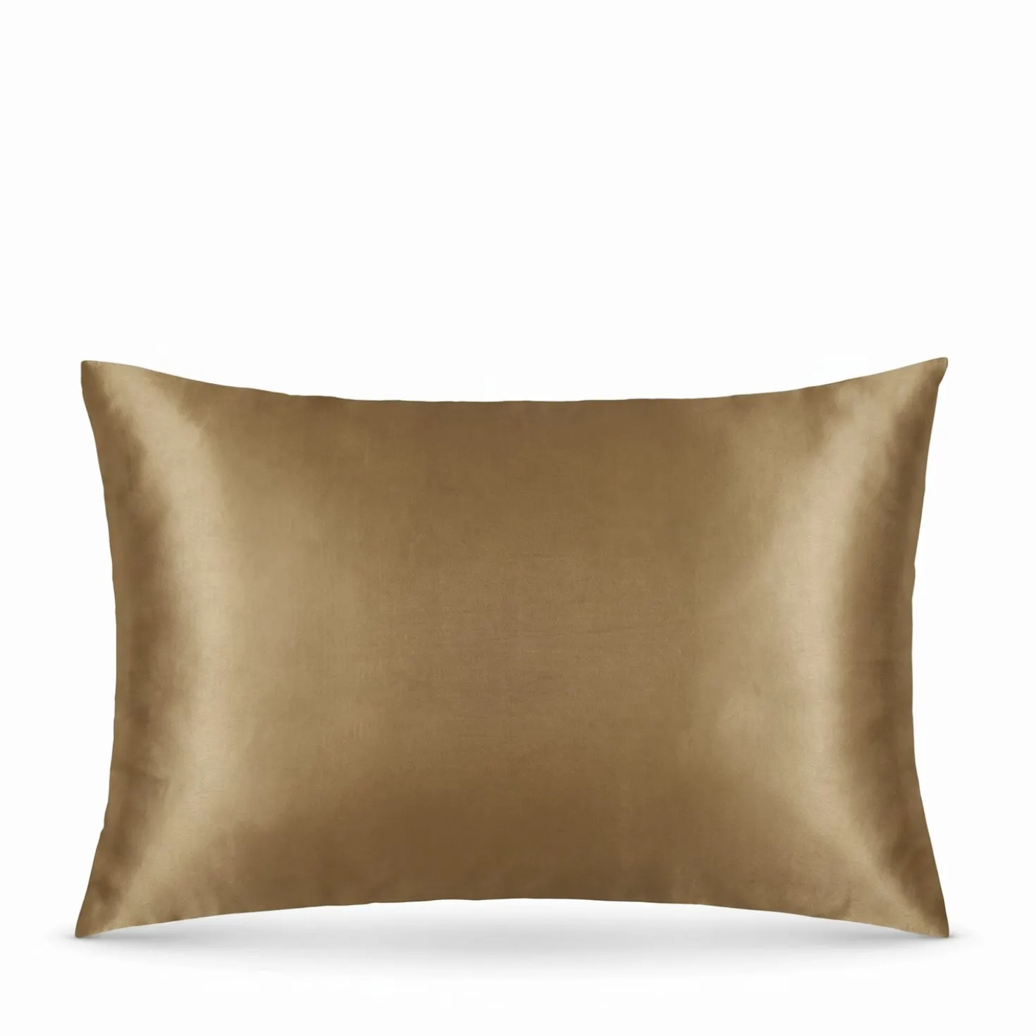 Federa in raso marrone 50x80 cm