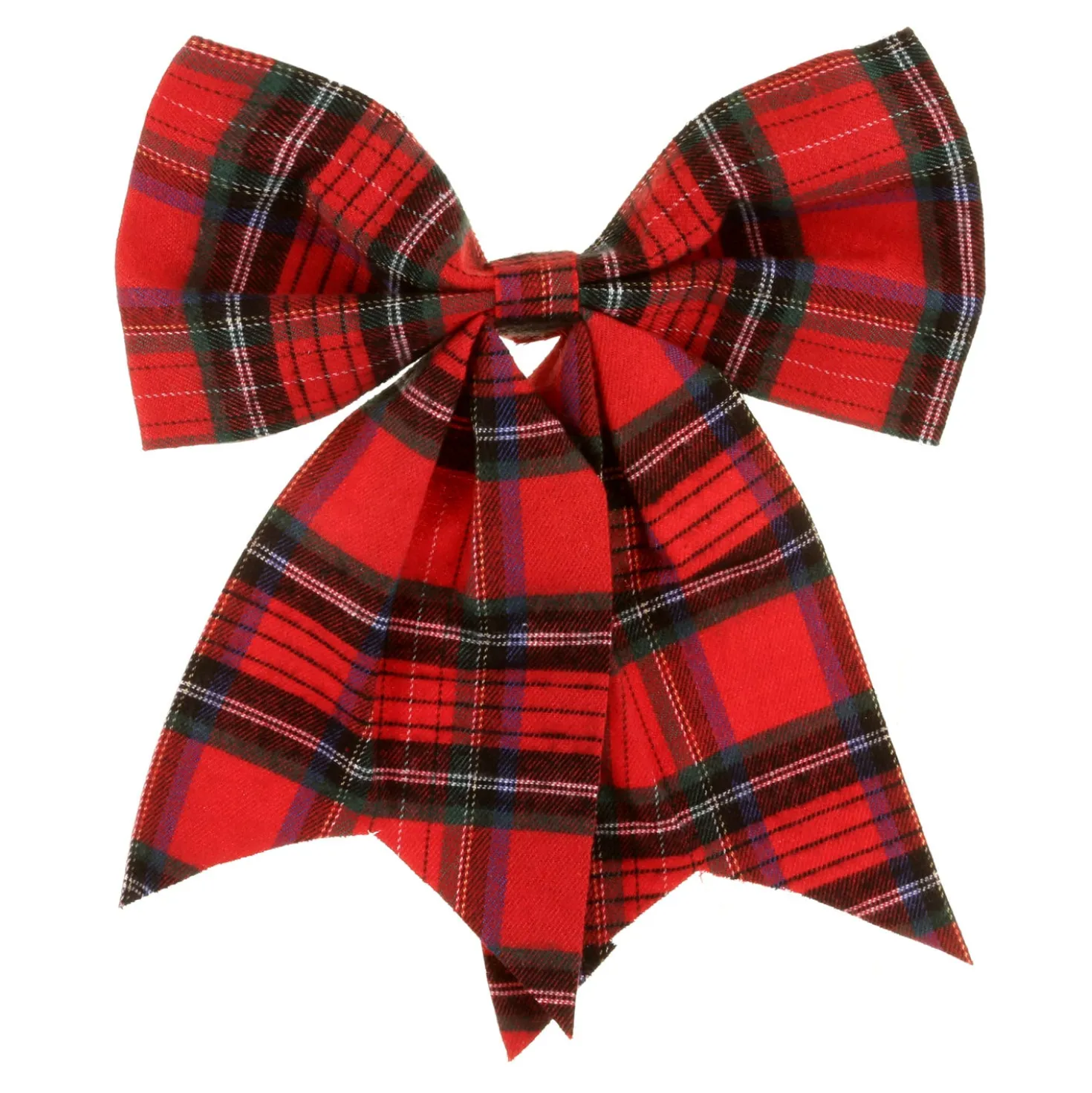 Fiocco natalizio 20x24 cm tartan