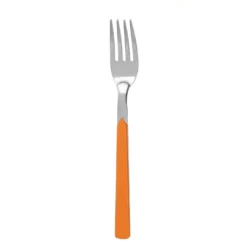 Forchetta con manico arancione Fast Eme