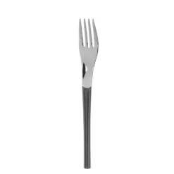 Forchetta grigia Iris Eme in acciaio inox