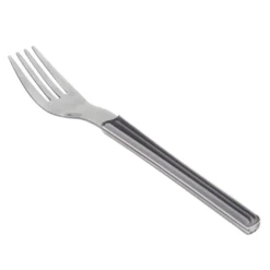 Forchetta grigia Iris Eme in acciaio inox