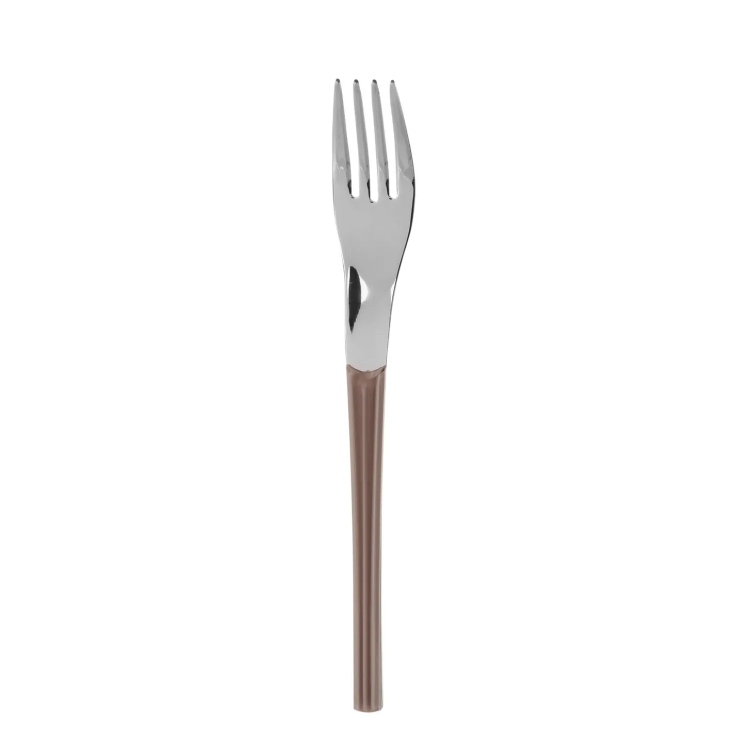 Forchetta nocciola Iris Eme in acciaio inox