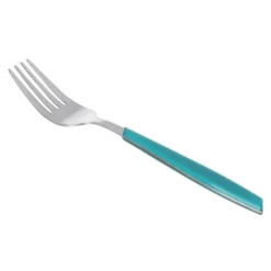Forchetta tavola sfusa azzurro in acciaio inox Silhouette