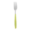 Forchetta tavola sfusa verde in acciaio inox Silhouette