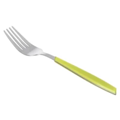 Forchetta tavola sfusa verde in acciaio inox Silhouette