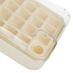 Formaghiaccio 30 cubetti con coperchio bianco