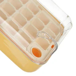 Formaghiaccio 30 cubetti con coperchio giallo