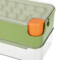 Formaghiaccio 16 sfere con contenitore verde