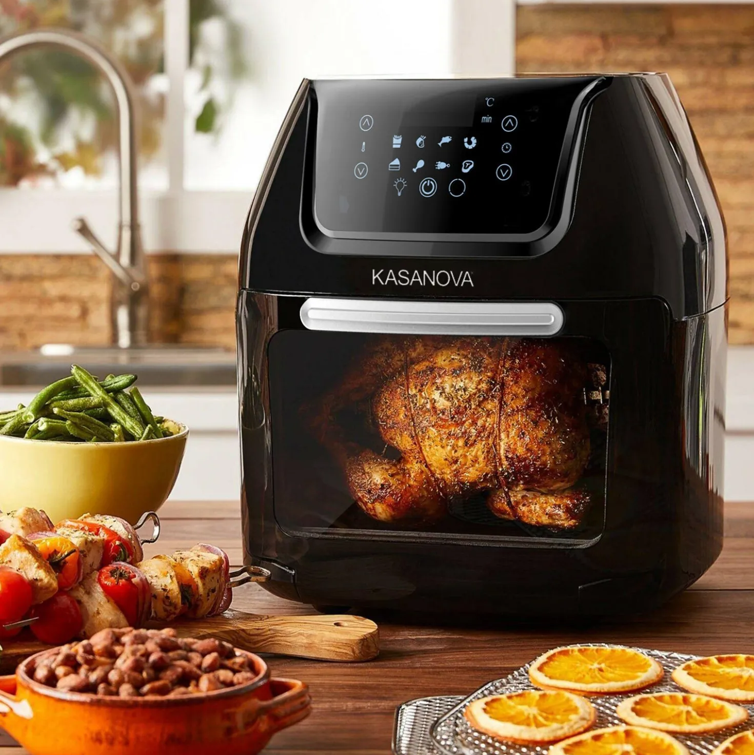 Forno friggitrice digitale ad aria 12 litri Kasanova