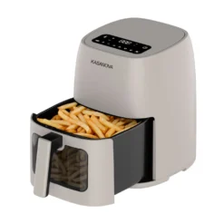 Friggitrice ad aria digitale 4 L 1500 W grigia