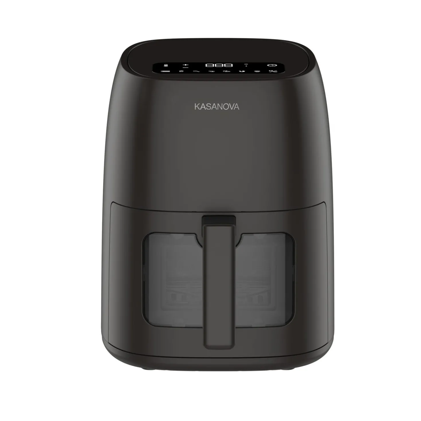 Friggitrice ad aria digitale 4 L 1500 W nera