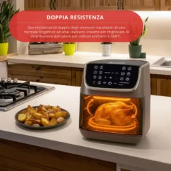 Friggitrice ad aria doppia resistenza 6,5 L Fatto in casa da Benedetta