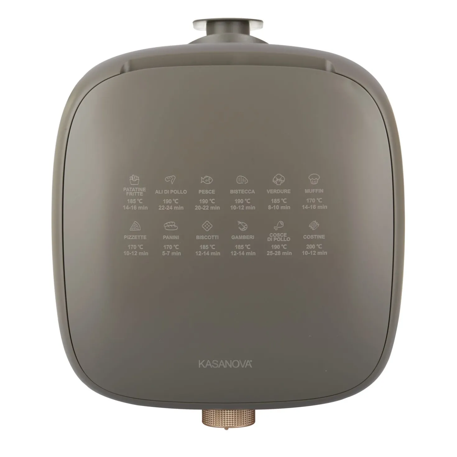 Friggitrice ad aria 4,2 L 1400 W grigia
