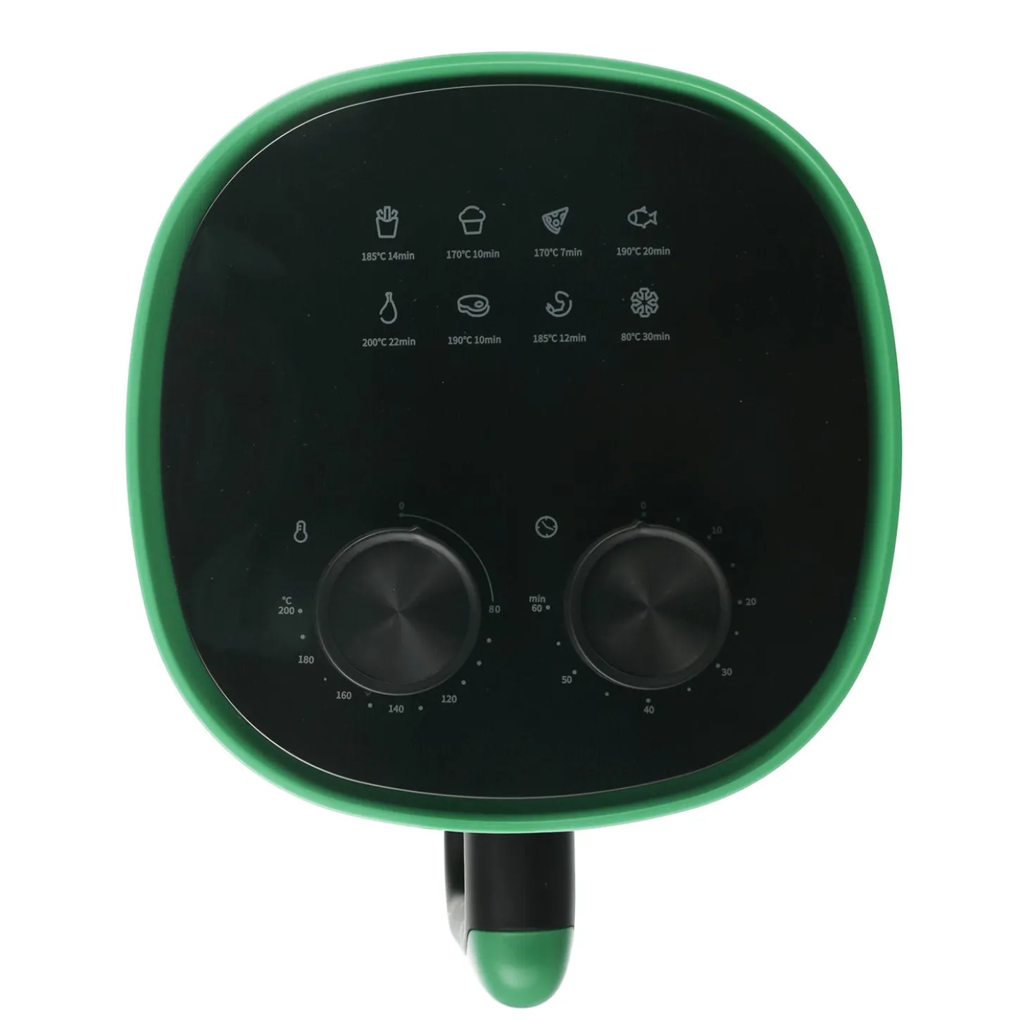 Friggitrice ad aria 4,5 L 1400 W verde