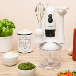 Frullatore a immersione 3 in 1 con stand accessori 300 W