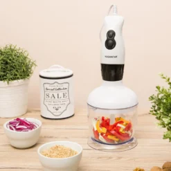 Frullatore a immersione 3 in 1 con stand accessori 300 W