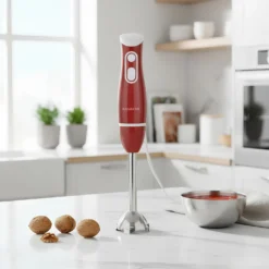 Frullatore a immersione rosso 200 W