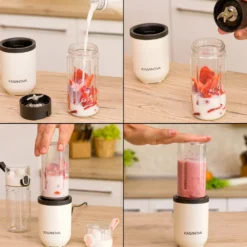 Frullatore con 2 contenitori 300 ml