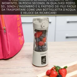 Frullatore portatile senza fili 350 ml grigio