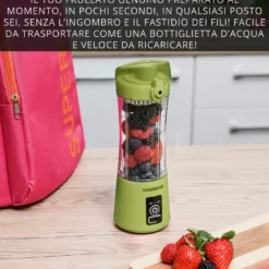 Frullatore portatile senza fili 350 ml verde