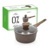 0% grassi casseruola 20 cm, con coperchio