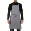 Grembiule cucina 85x60 cm grigio in cotone