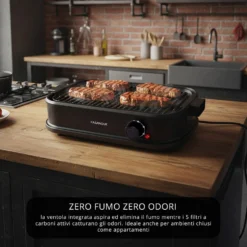Griglia elettrica senza fumo 1800 W