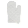 Guanto da forno bianco cotone Slub
