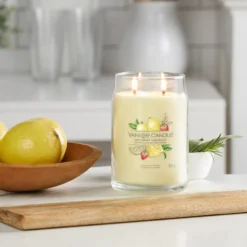 Iced Berry Lemonade, candela in giara grande Yankee Candle