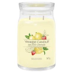 Iced Berry Lemonade, candela in giara grande Yankee Candle
