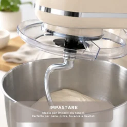 Impastatrice planetaria 5 L 1300 W crema
