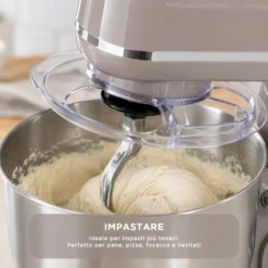 Impastatrice planetaria 5 L 1300 W tortora