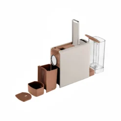 Kit Macchina caffè grigia e 100 capsule Classica Toraldo