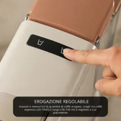 Kit Macchina caffè grigia e 100 capsule Classica Toraldo
